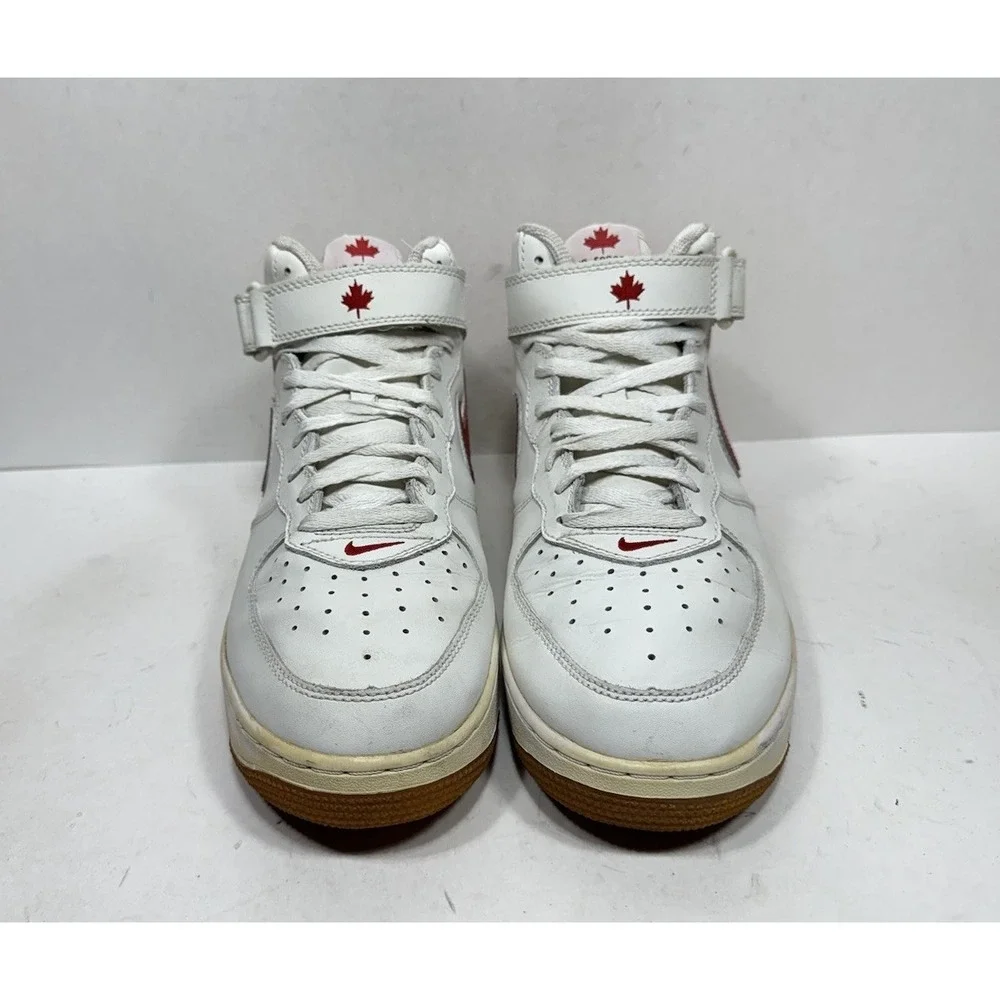 Vintage 2006 Nike Air Force 1 Mid Canada 309955-161 Men's Size 11 Shoes - Picture 2 of 8